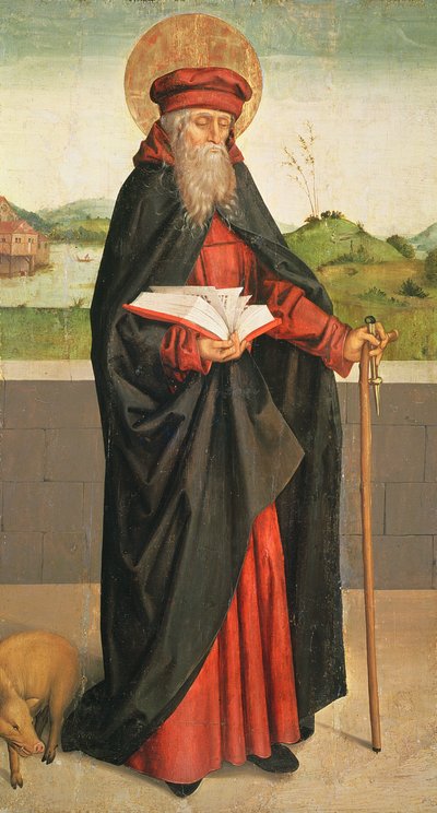 St. Anthony the Hermit, 1493 by Swiss School