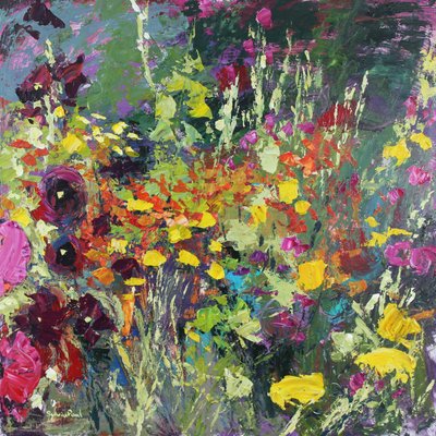 A Splash of Colour in the Garden by Sylvia Paul