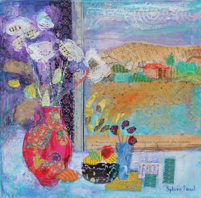 Flowers in the Window 2014 by Sylvia Paul