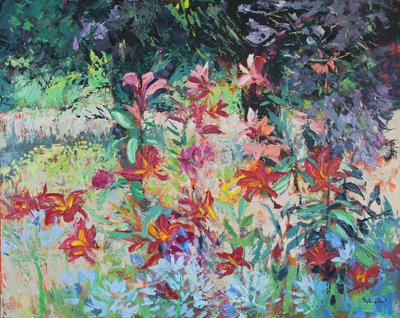 Lily Garden by Sylvia Paul