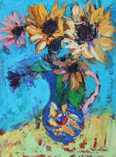 Little Sunflowers by Sylvia Paul