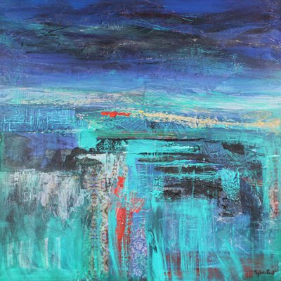 Sapphire Sky and Turquoise Sea by Sylvia Paul