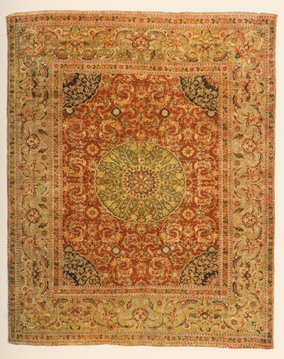 Medallion Rug from Damascus by Syrian School