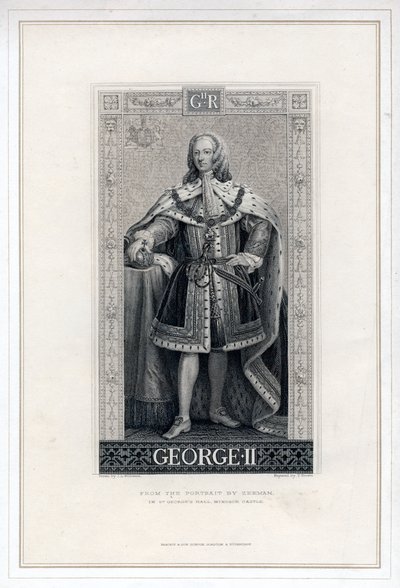 George II of Great Britain by T. Brown