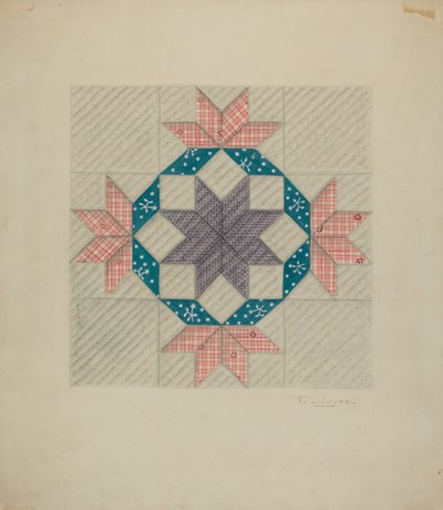 Patchwork Quilt Pattern by T. Joyce
