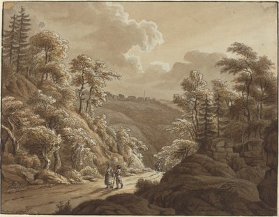 Road through the Woods near Kresselbach by T. Lamey