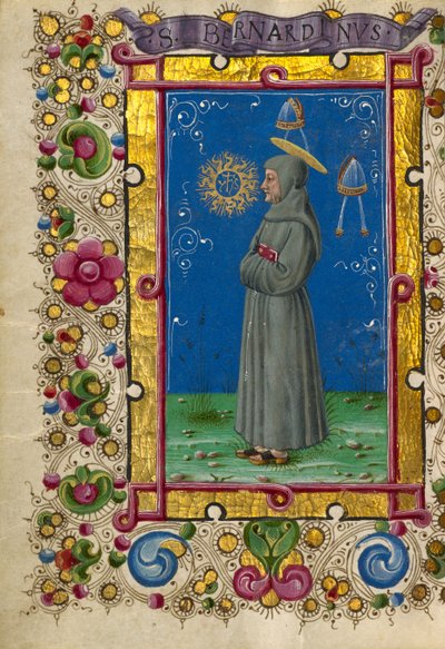 Saint Bernardino of Siena by Taddeo Crivelli