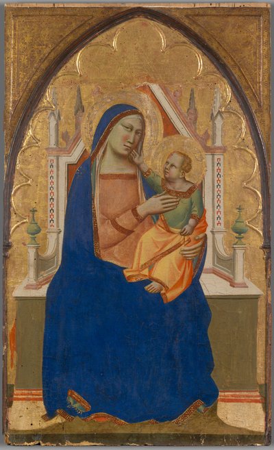 Virgin and Child Enthroned by Taddeo Gaddi