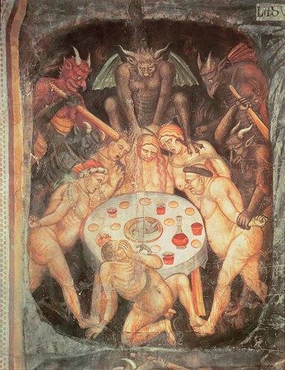 Hell (detail) by Taddeo di Bartolo