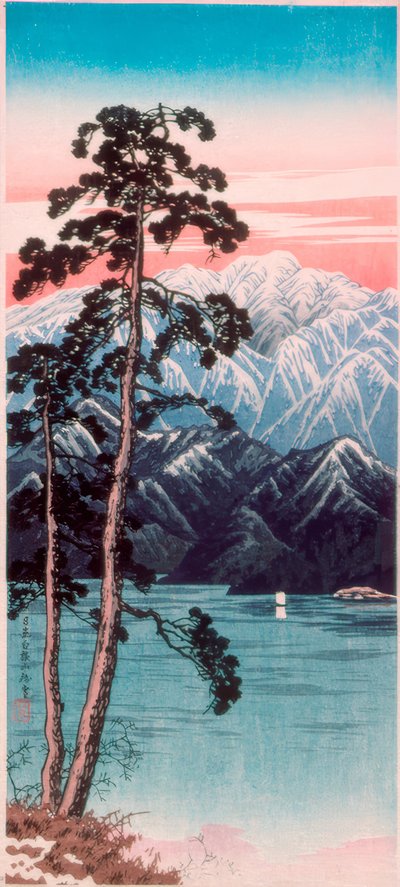 Lingering Snow on Mount Shirane, Nikko by Takahashi Hiroaki
