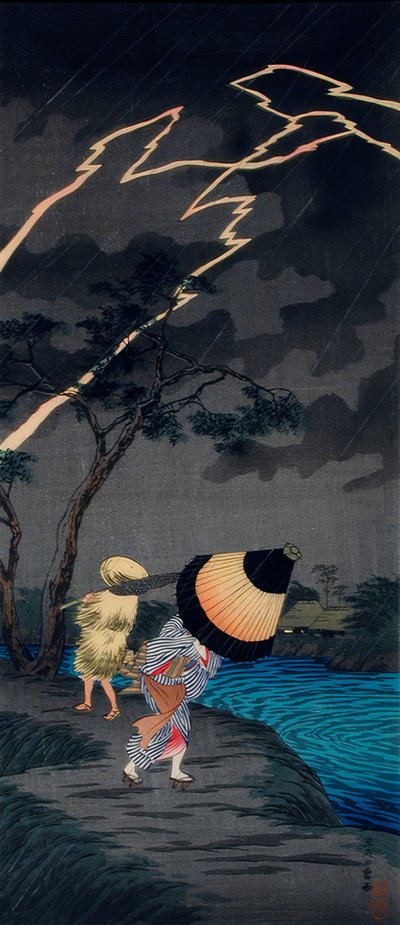 Thunderstorm at Tateishi by Takahashi Hiroaki