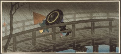 Rain on the Izumi Bridge by Takahashi Hiroaki