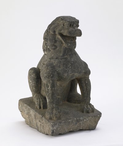 Temple Lion by Tang Dynasty Chinese School