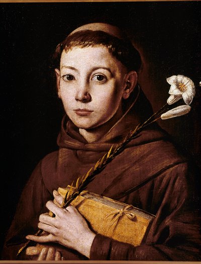 Saint Anthony of Padua, c.1575-80 by Tanzio da Varallo