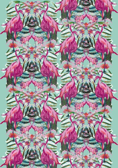 Flora Flamingo by Tara Whitehead