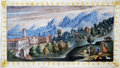 View of Bagnaia by Tarquinio Ligustri