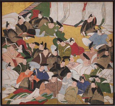 Thirty-Six Immortal Poets by Tatebayashi Kagei