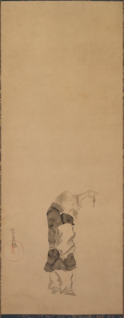 Kenshu, Monk with Shrimp, c. 1600-1640 by Tawaraya Sotatsu