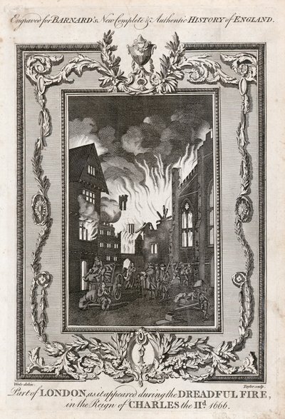 Great Fire of London by Taylor