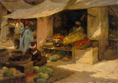 Fruit Market, Tangier by Terrick Williams