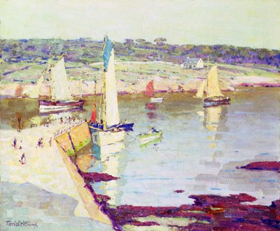 Quayside, Concarneau by Terrick Williams
