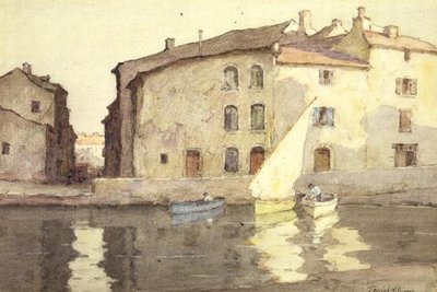 The Canal at Martigues by Terrick Williams