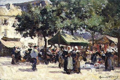 The Market Place, Turin by Terrick Williams