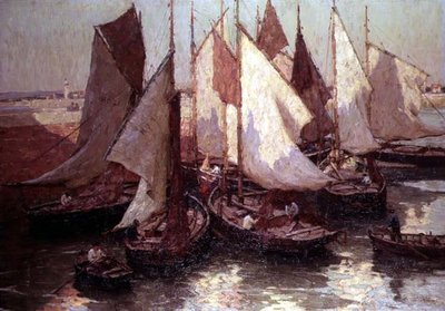The Quayside, Honfleur by Terrick Williams