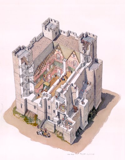 Dover Castle Keep, c. 1190 by Terry Ball