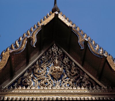 Detail of a Door by Thai School