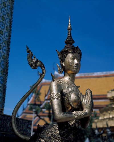Detail of a Kinnari by Thai School