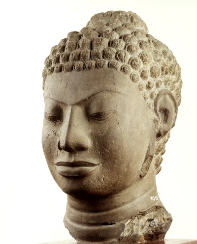 Head of a Buddha by Thai School