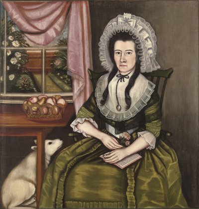 Mrs. Hezekiah Beardsley by The Beardsley Limner