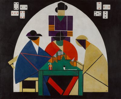 The Card Players by Theo van Doesburg