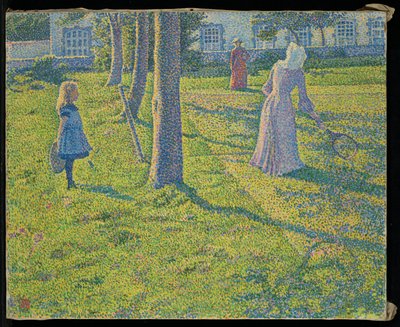At Thuin or The Tennis Game by Théo van Rysselberghe