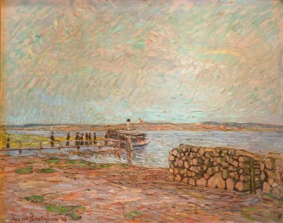 Steamboat Bridge on the Havel by Theo von Brockhusen