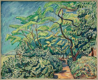 Road to Baumgartenbrück by Theo von Brockhusen