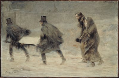 The Funeral by Theobald Chartran