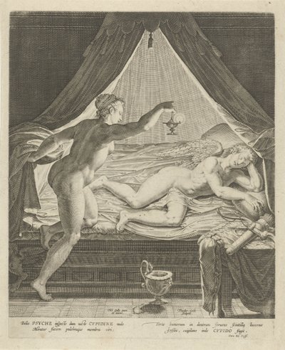 Cupid and Psyche by Theodoor Galle