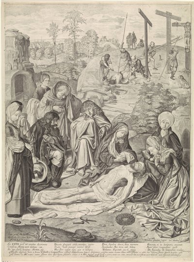 Lamentation of Christ by Theodor Matham