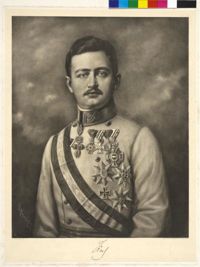 Emperor of Austria Charles I by Theodor Mayerhofer