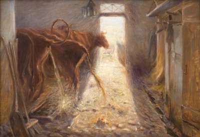 Cowshed on the Island of Saltholm by Theodor Philipsen