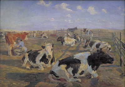 The Milking Place at Meilgaard by Theodor Philipsen