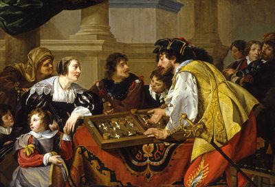 The Backgammon Players, 1634 by Theodor Rombouts