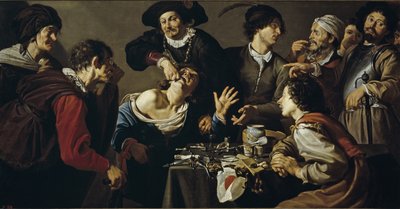The Quacksalver, 1620-1625 by Theodor Rombouts