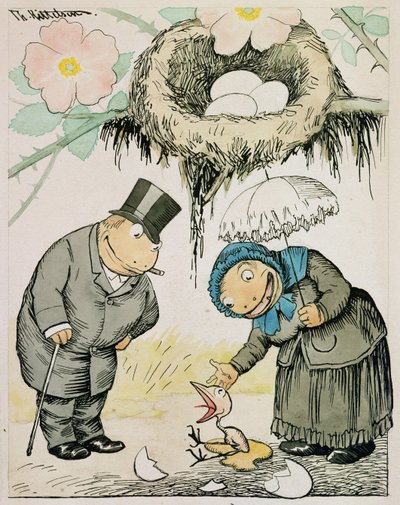 An Early Delivery by Theodor Kittelsen