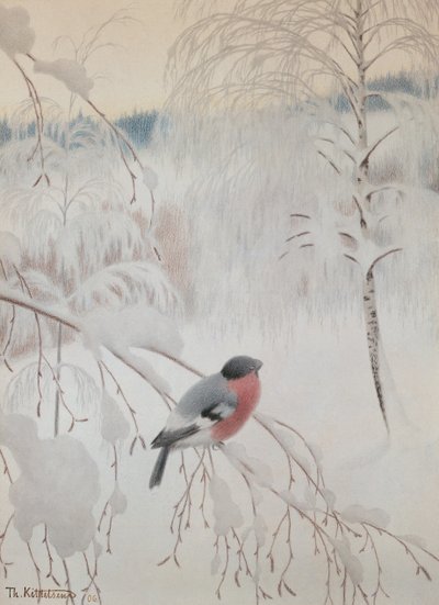 Bullfinch by Theodor Kittelsen