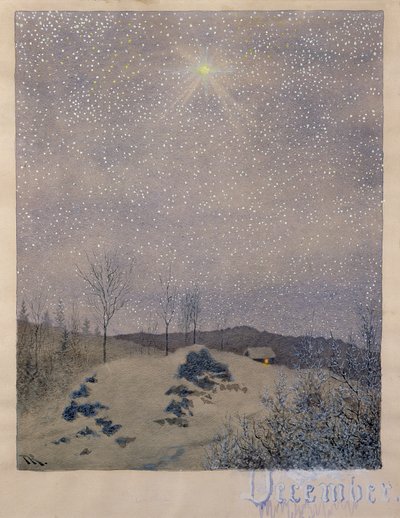 December by Theodor Kittelsen