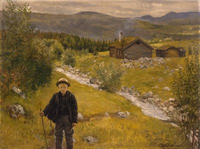 Farewell mother by Theodor Kittelsen