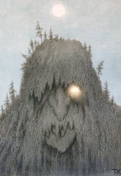 Forest Troll by Theodor Kittelsen